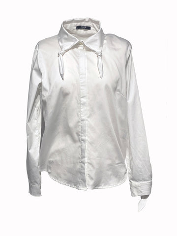 Petra overlap plissé blouse